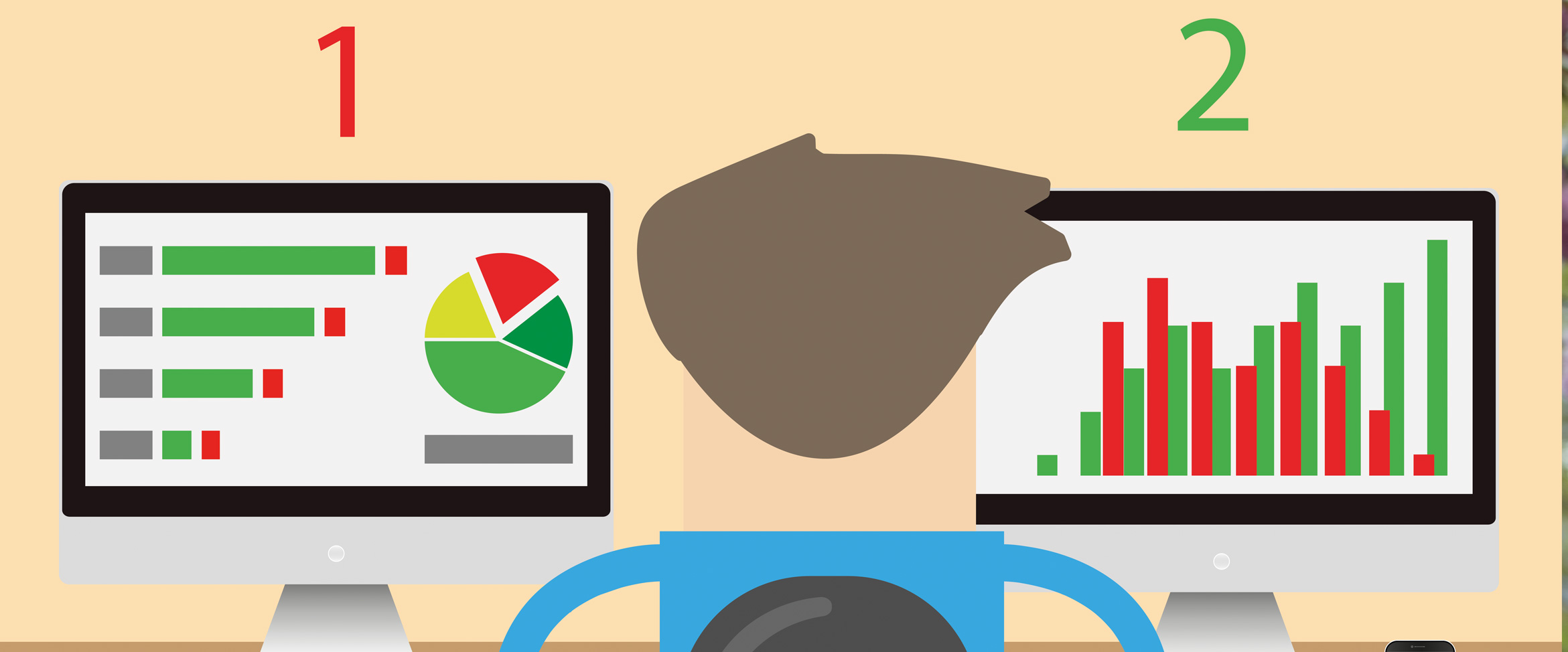stats illustration seo