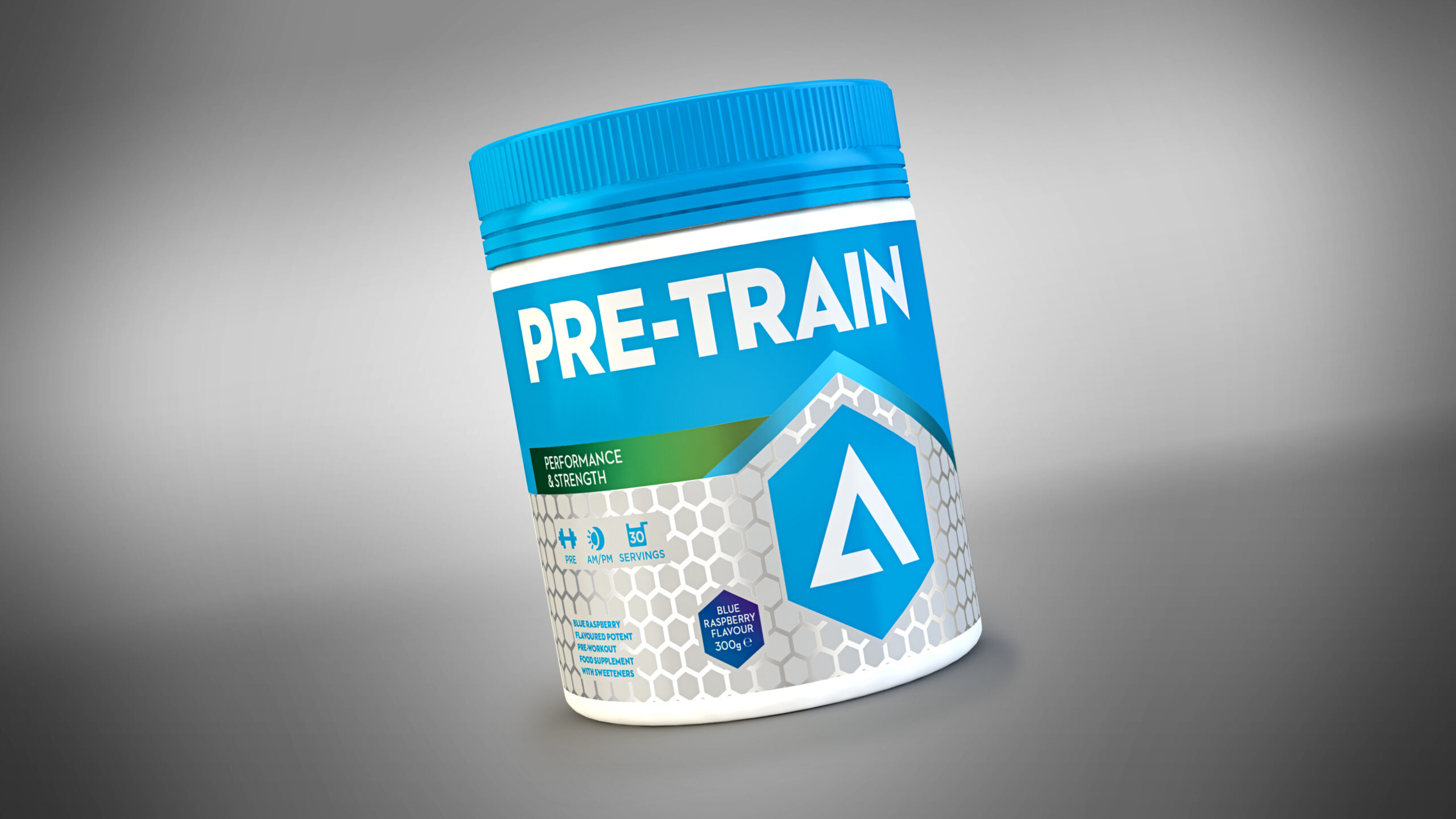 Pre-Train supplement package design
