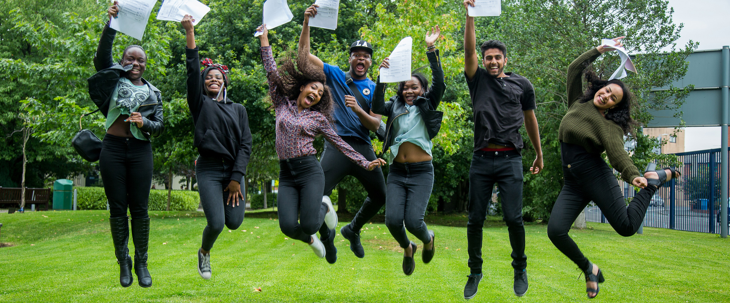 loreto college students celebrating exam results