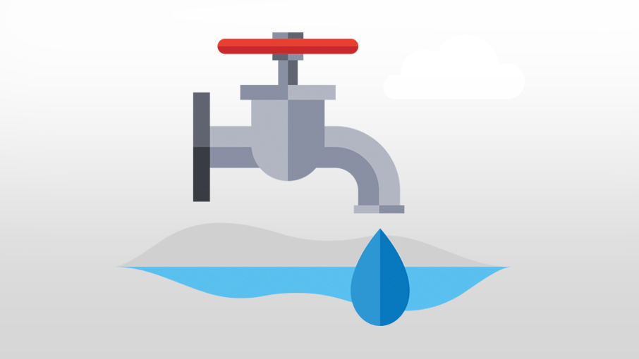 eco-schools water icon illustration