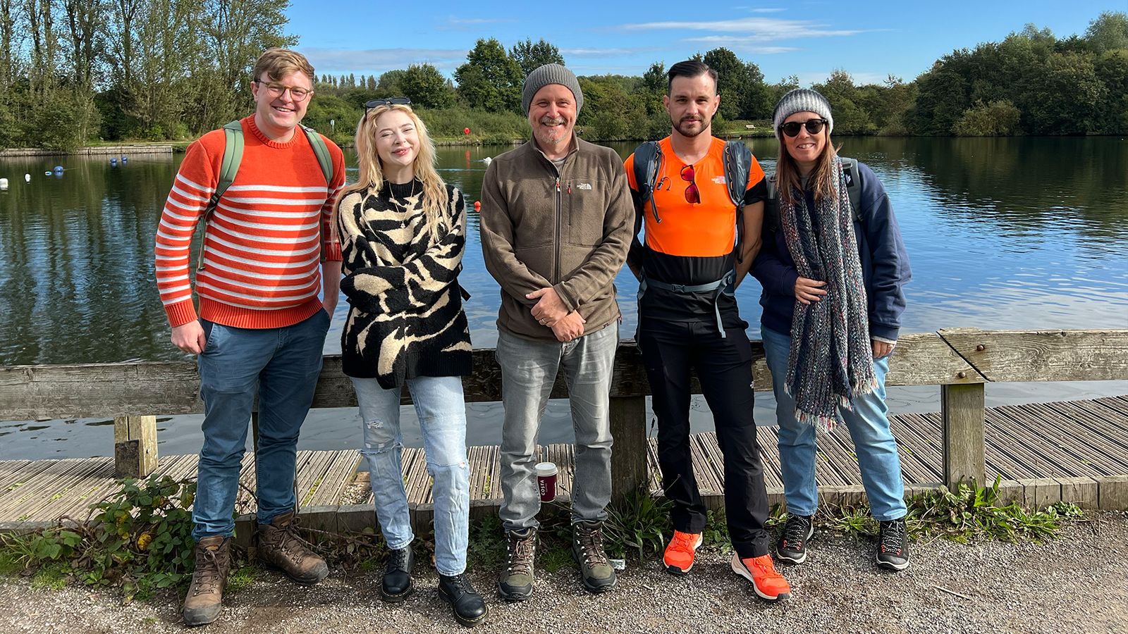 Some of the Carbon team out for a walk.