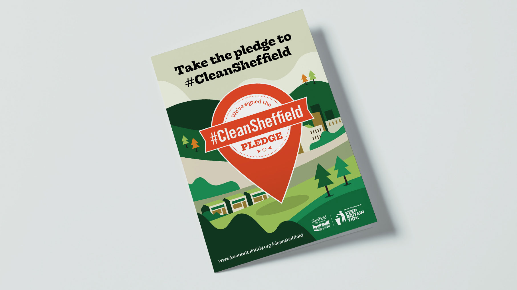 Keep Britain Tidy Clean Sheffield booklet