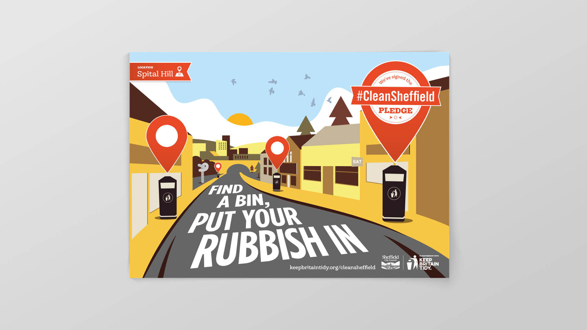 Keep Britain Tidy Clean Sheffield graphics 2