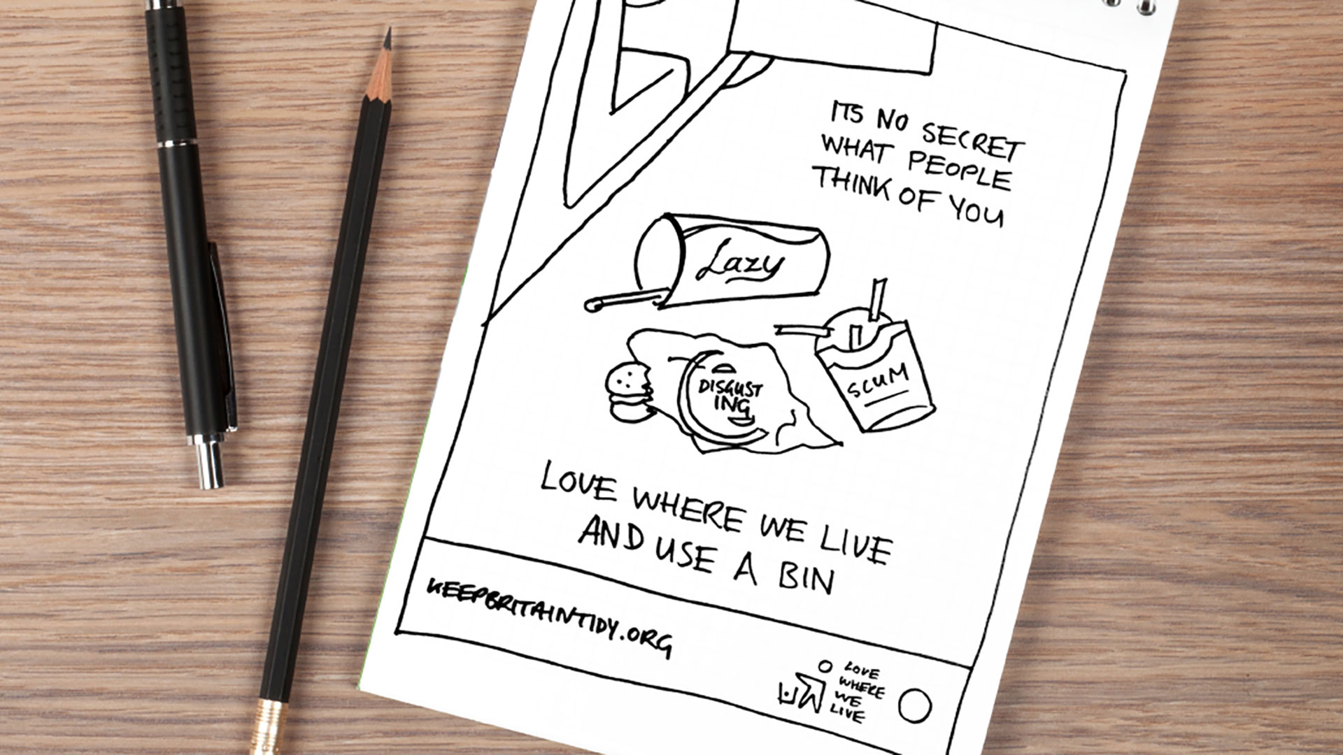 Keep Britain Tidy Vehicle Litter Campaign Scamps 2