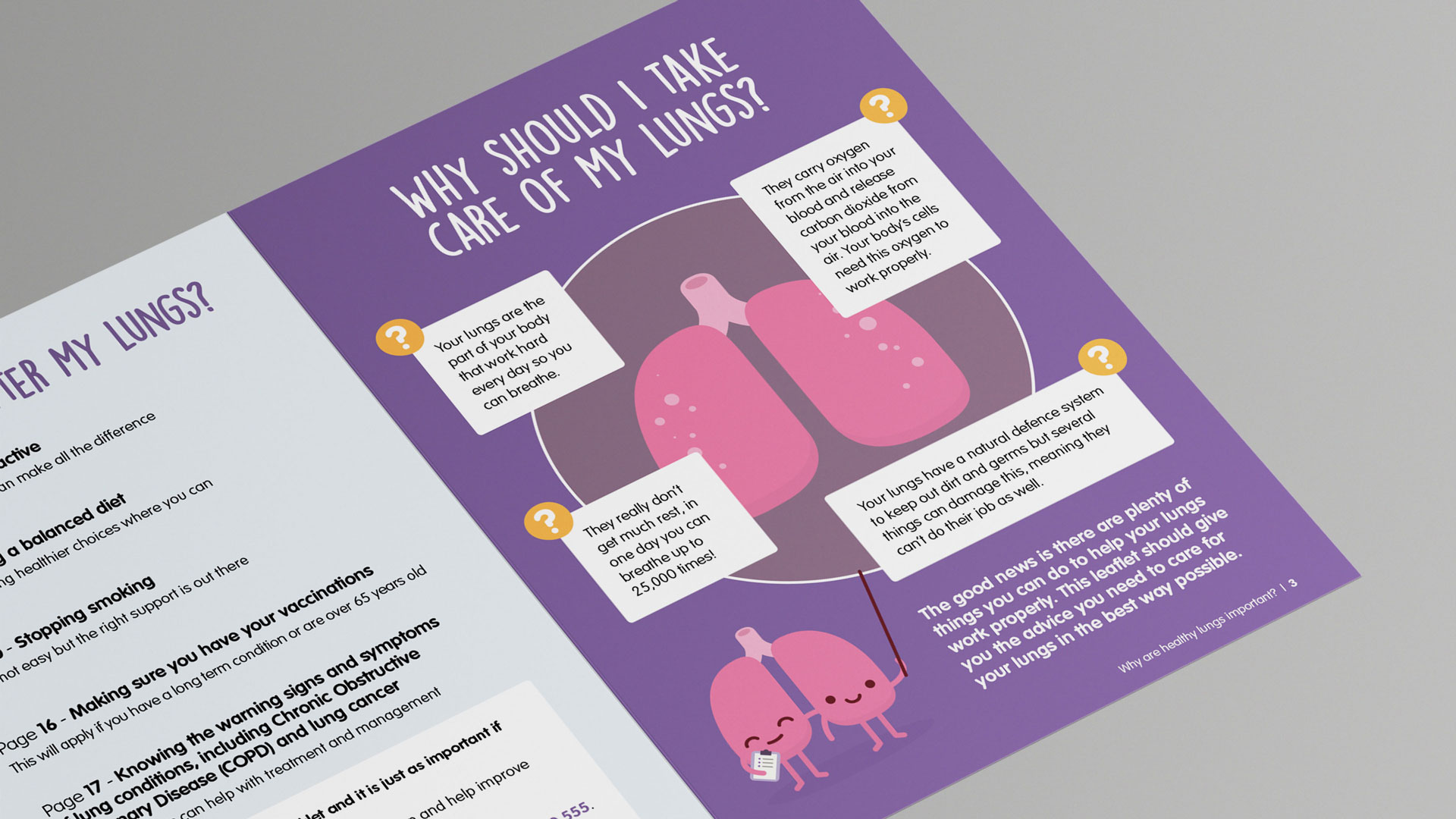 Liverpool City Council Breathe Freely campaign leaflet 2