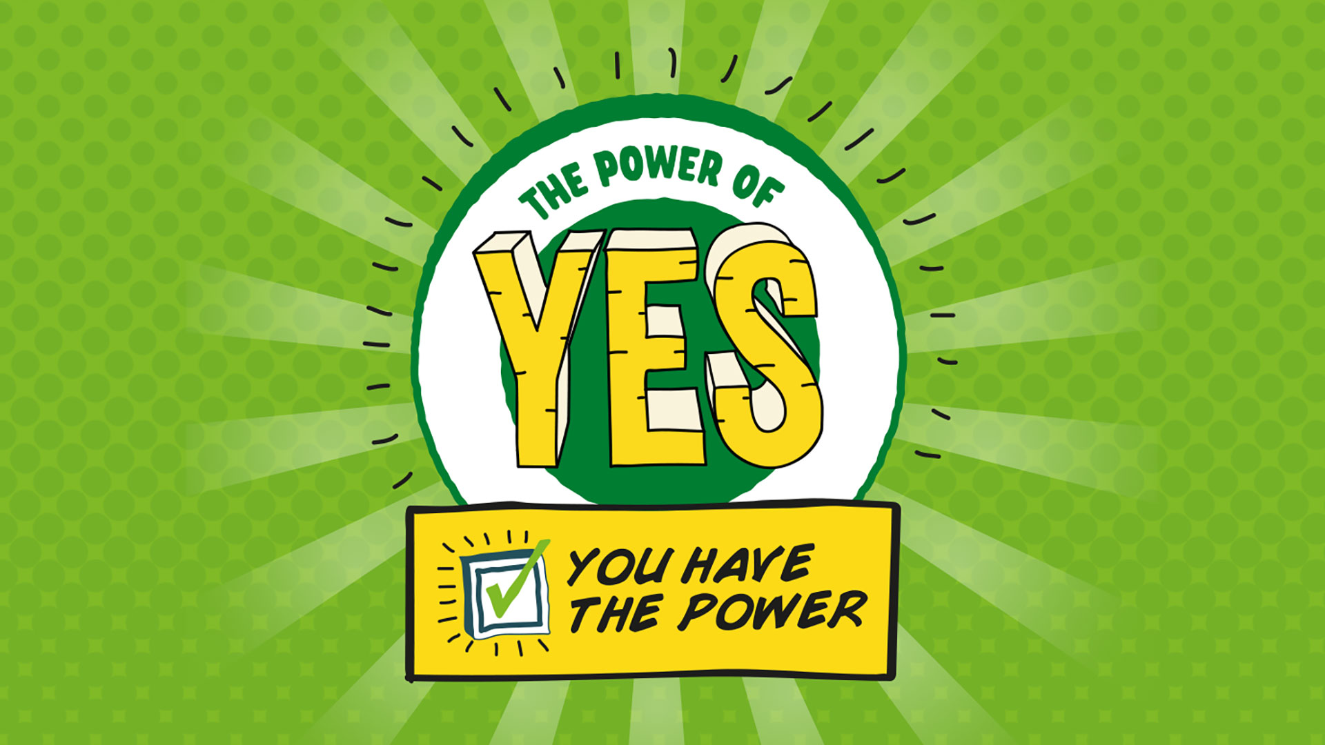 Salix Homes The Power of Yes campaign Graphics