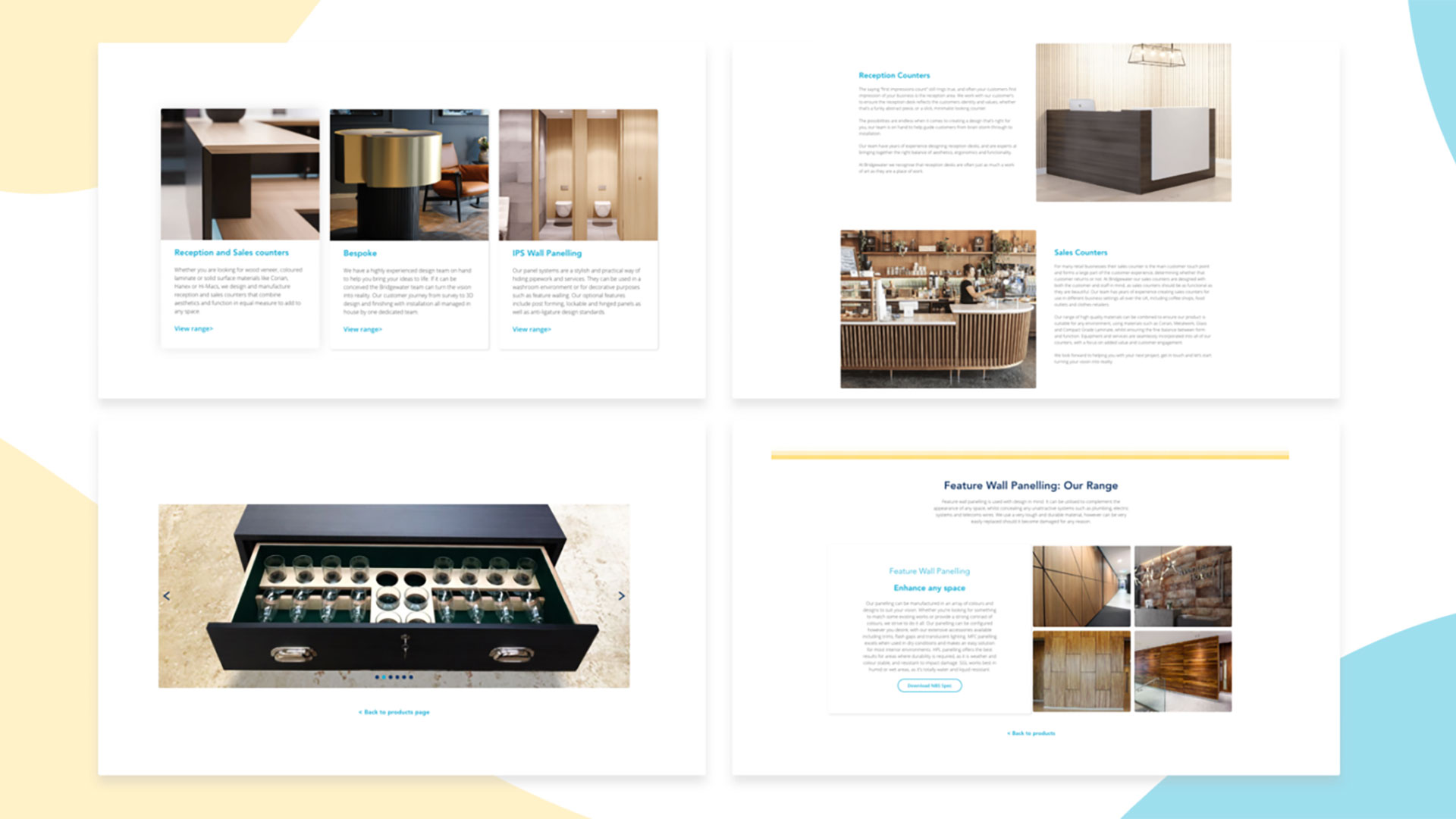 Bridgewater Laminates Web Modules