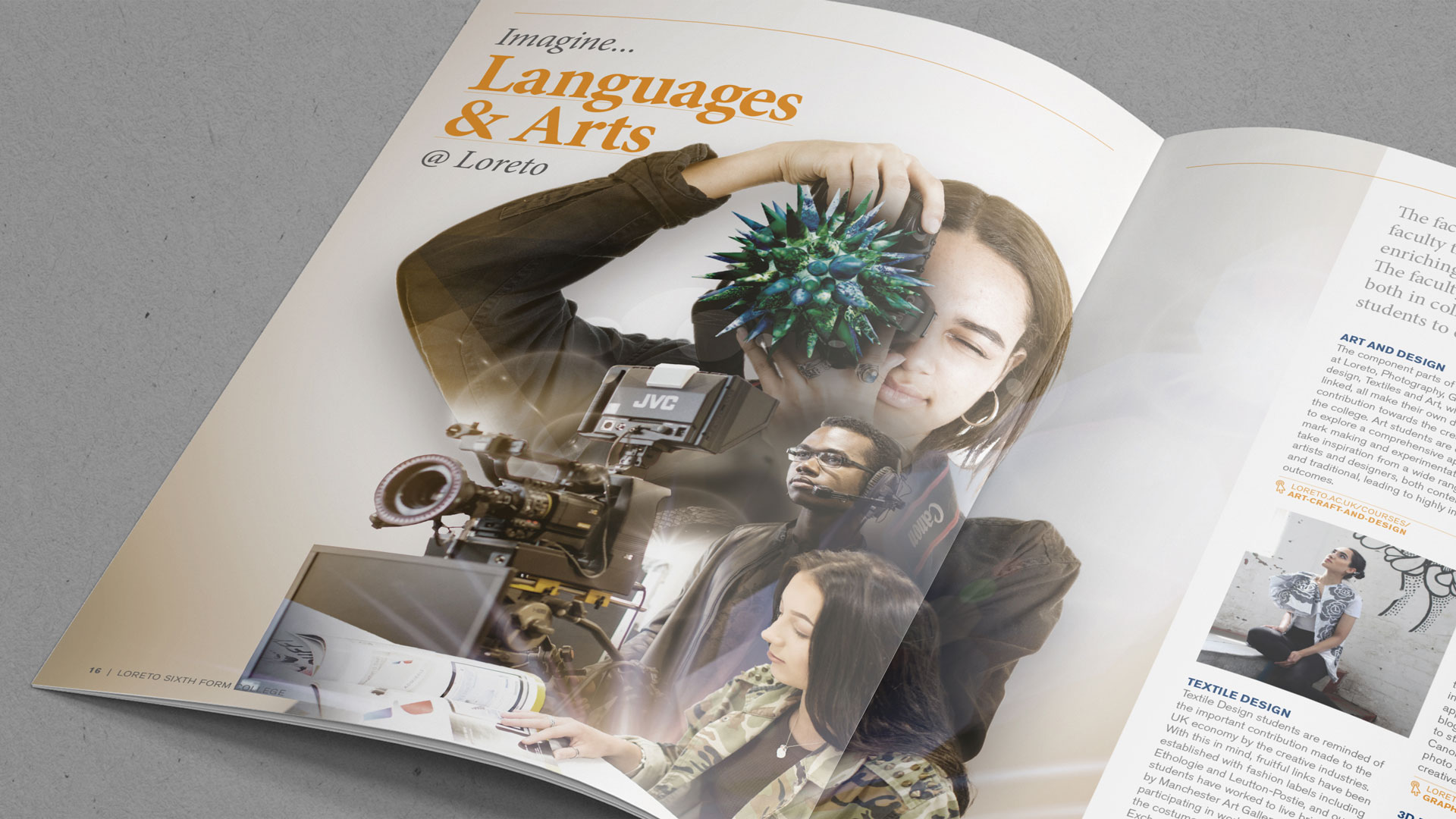 Loreto College Brand Languages