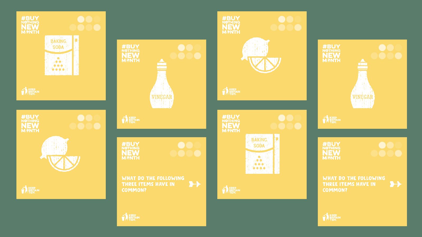 Social media assets from the campaign.